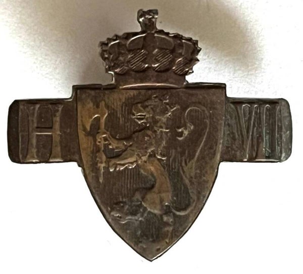 Haakon VII merke i kobber