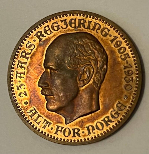Haakon VII 25års regj.jub. 1905-1930