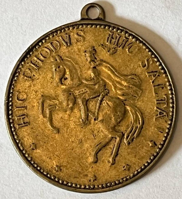 Hic Rhodus Hic Salta - seamna travel Good luck medal