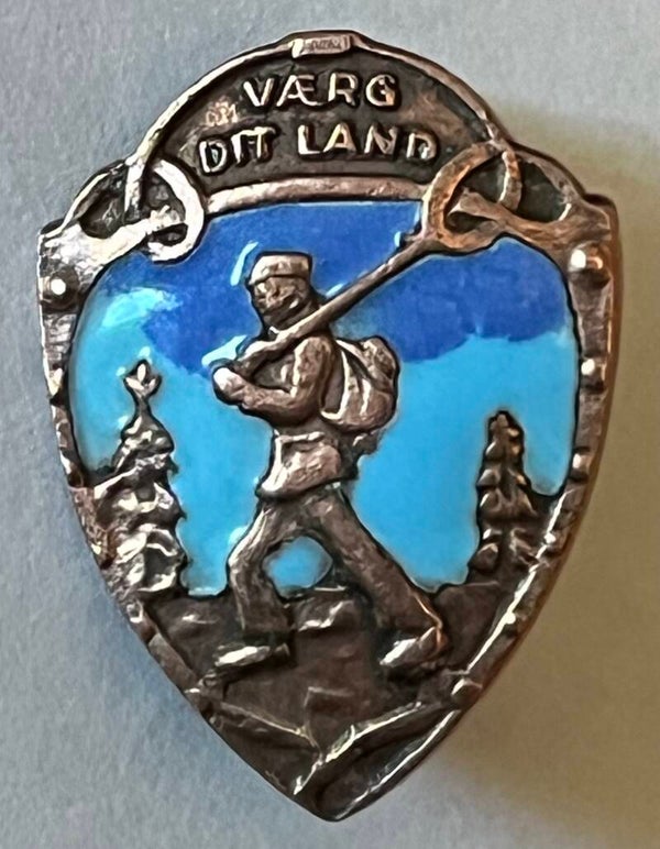 Det militære marsjmerke - Liten type i bronse