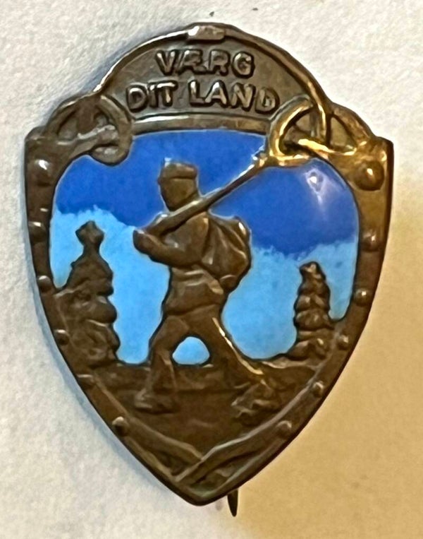 Det militære marsjmerke - Liten type i bronse