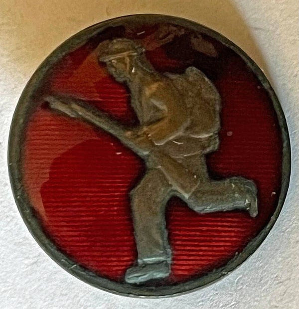 Infanterimerket i bronse og emalje