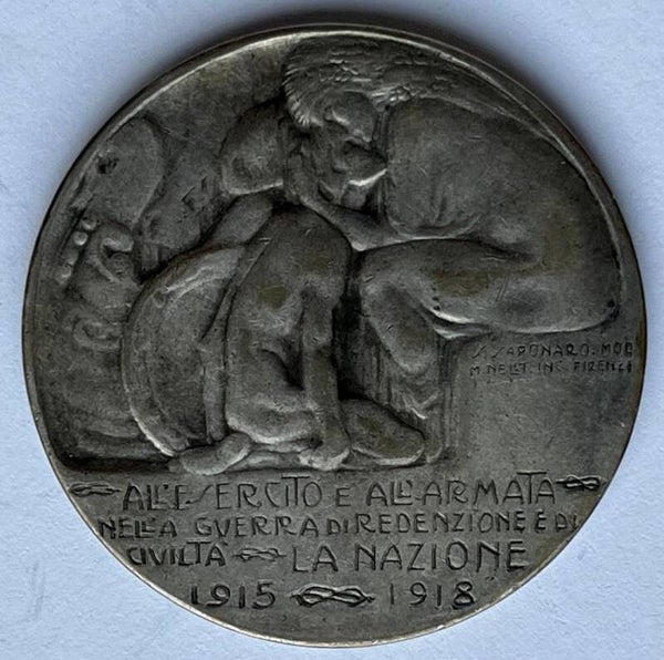 Italy Vittorio Emanuelle II WWI 1915-1918 medal