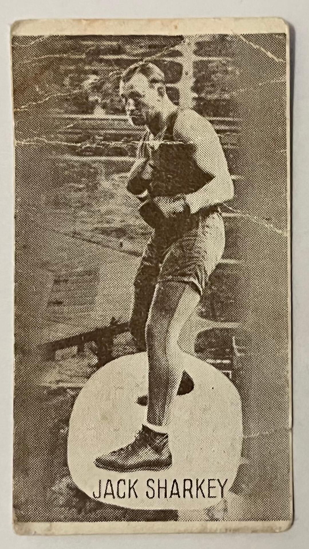 Jack Sharkey Lithuanian-American boxer. Collectorcard Tiedemanns tobak