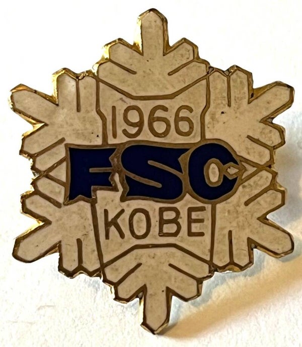 FSC Kobe Japan 1966 badge ski championship
