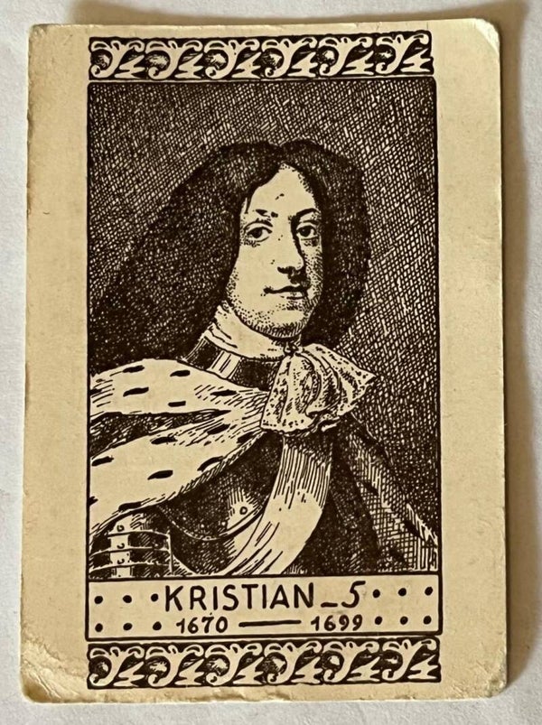 Kristian V - Christian V. Tobakkskort Tiedemanns