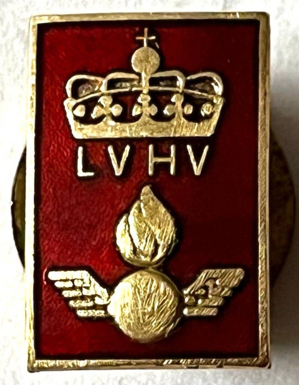Luftvern-Heimvernet LVHV. Sølv og emalje