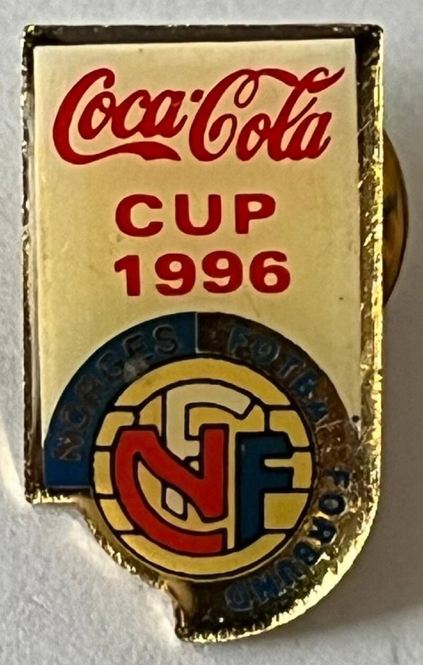 Norges fotballforbund NFF Coca Cola cup 1996 pin