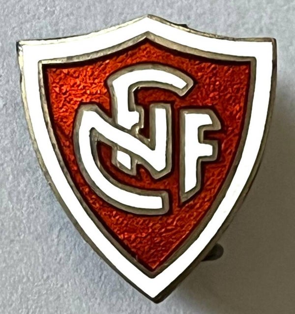 Norges Fotballforbund eldre sølv og emaljenål