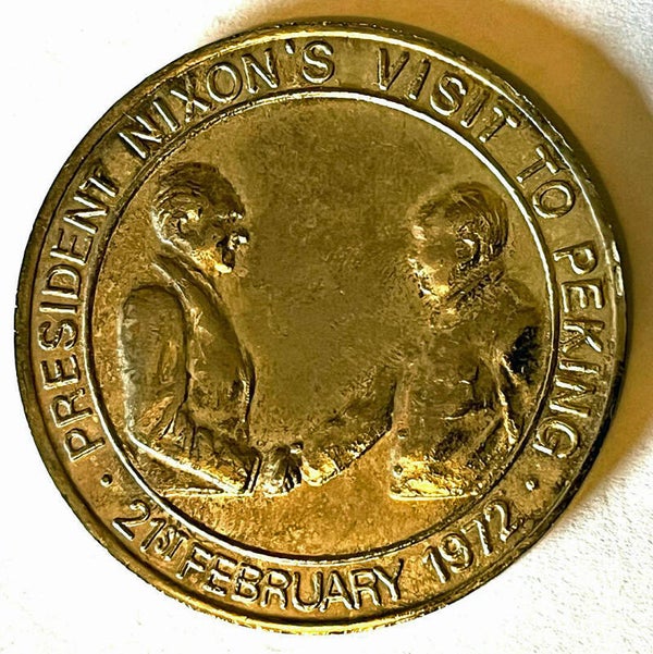 President Nixon's visit to Peking, China 1972 medal