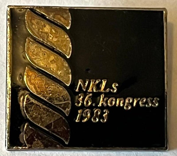 Norsk Kooperative Landsforening NKLs 36.kongress 1983 nål