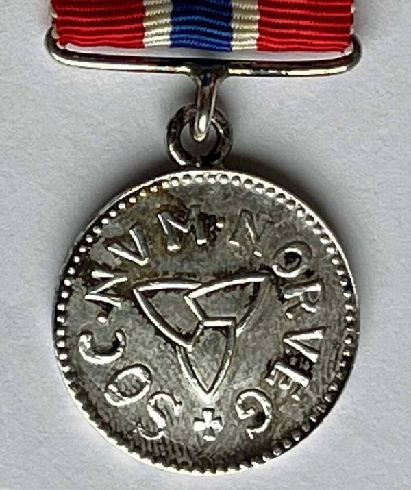 Norsk numismatisk forening 25års medalemskaps medalje