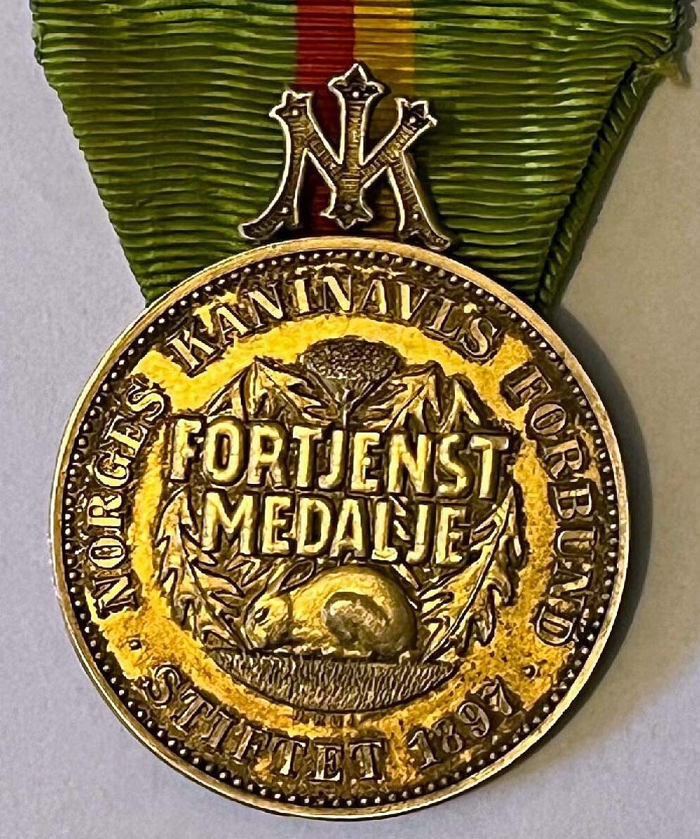 Norges kaninavls forbunds fortjenstmedalje