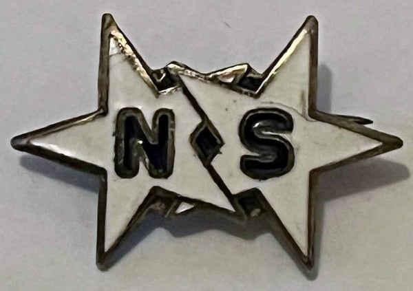 Norsk Styrmannsforening NS eldre emalje nål