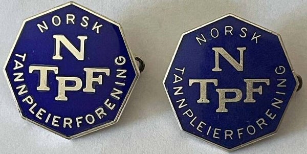 Norsk tannpleierforening 2stk nåler