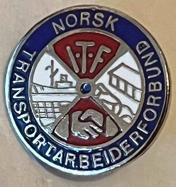 Norsk transportarbeiderforbund pin