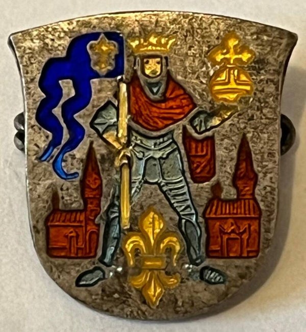 Odense, Danmark våpenskjold i sølv - coat of arms in silver