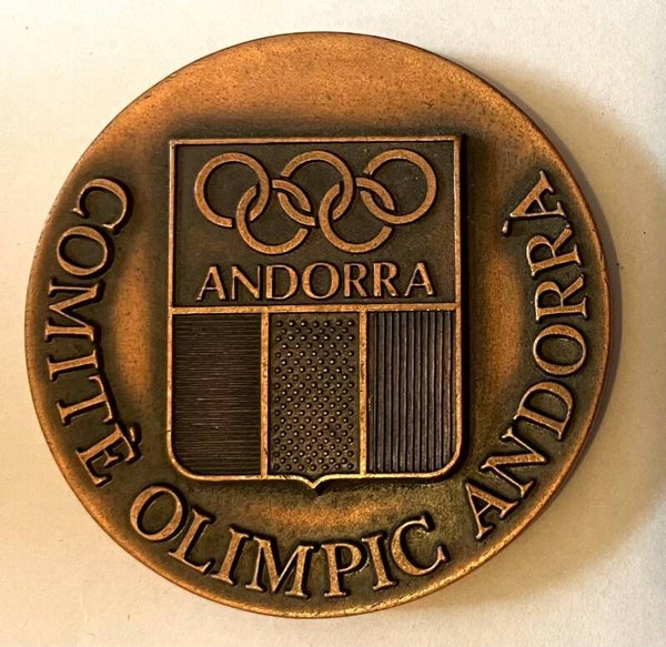 Andorra Olmpic secretaries general seminar 1990 medalje
