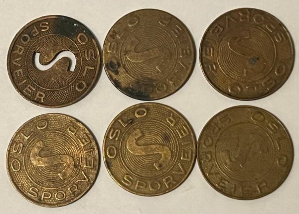 Oslo sporveier -lot 6 polletter