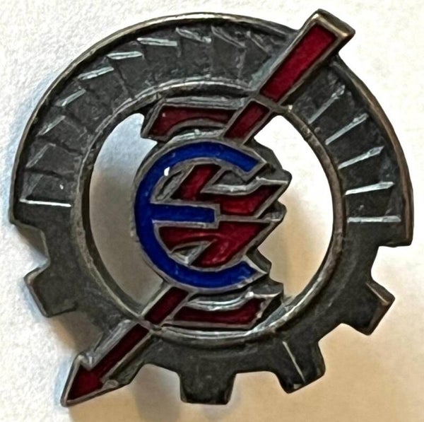 Polen electricians trade union - older badge