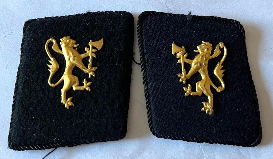 Politiet kragespeil krage patch tøymerker