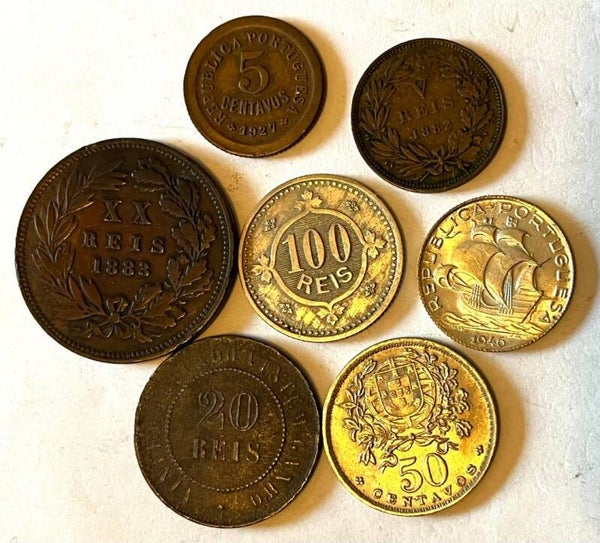 Portugal Brazil 7 coins