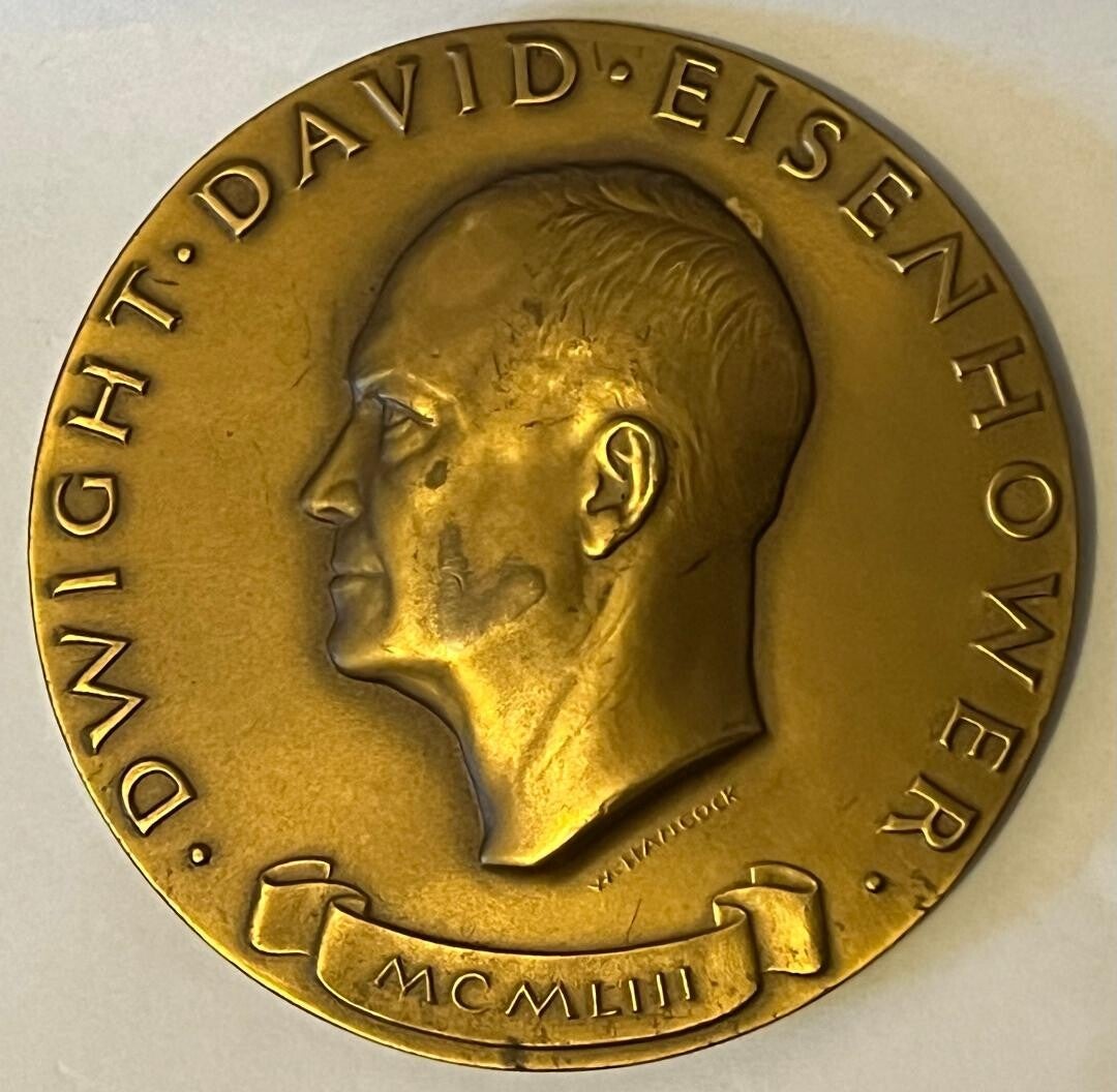 USA inaugurated president  1953 Dwight David Eisenhower medal