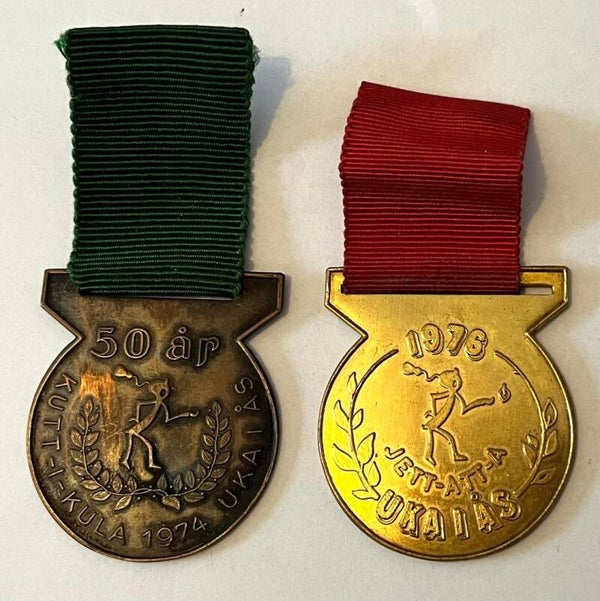 Studentersamfundet i Ås - medaljer 1974 og 1976