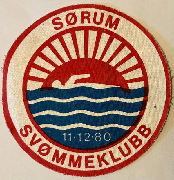Sørum svømmeklubb tøymerke patch