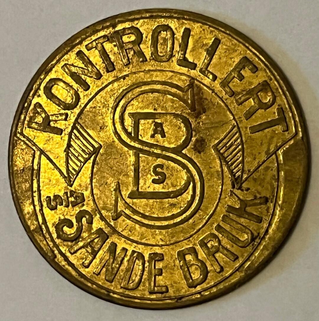 AS Sande bruk 1 liters flaske kontrollert