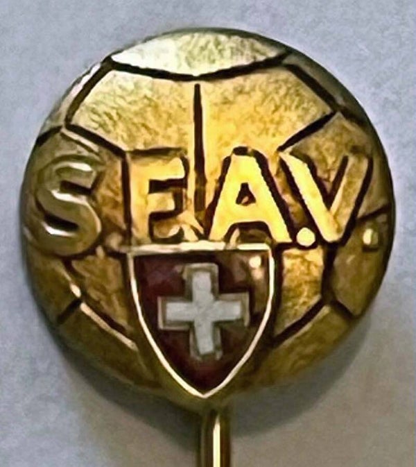 SCHWEIZERISCHEN FUSBALL und ATHLETIK-VERBAND SF+AV - Switzerland football pin