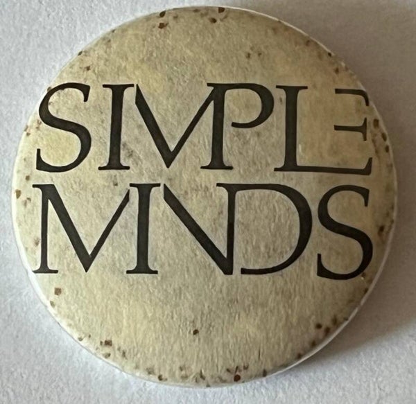 Simple Minds - pop music group. Older button