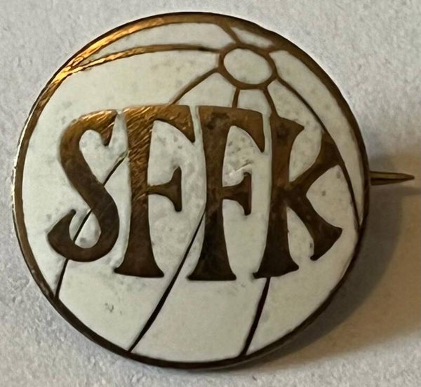 Sogn og Fjordane Fotballkrets sølv og emaljenål