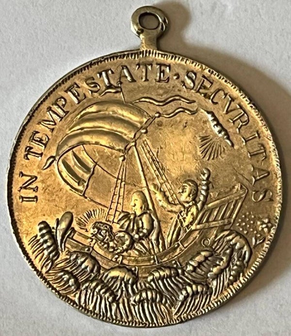 St.Georgus & dragon medal - seaman good luck medal