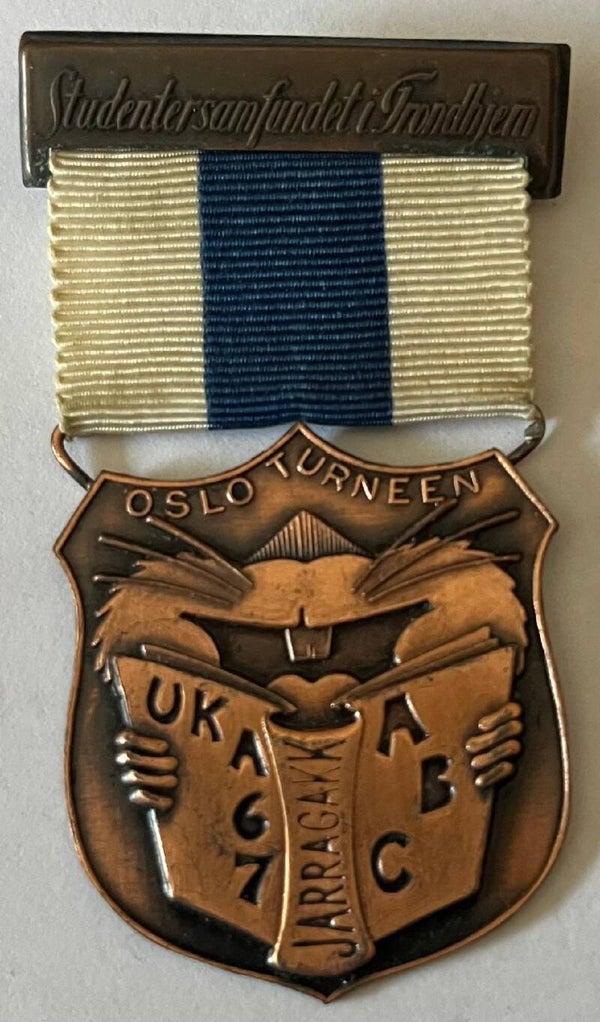 Studentersamfundet i Trondhjem Oslouka Jarragakk 1967 medalje