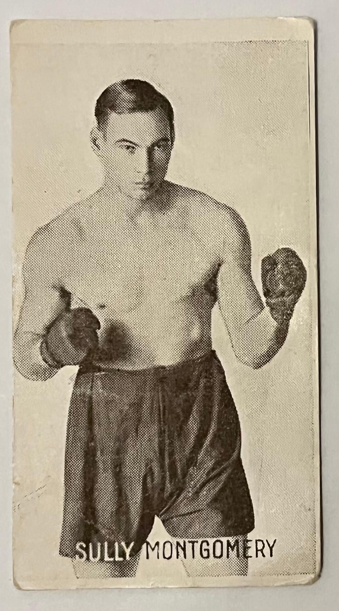 James Ralph "Sully" Montgomery American boxer. Collectorcard Tiedemanns tobak