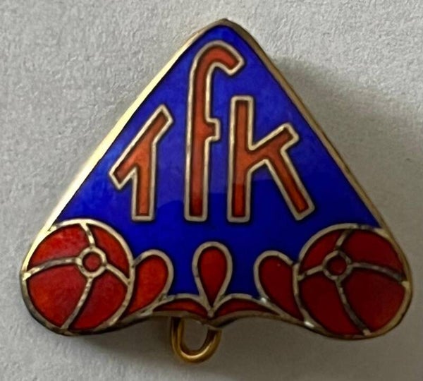 Trondheim fotballkrets - eldre emalje nål