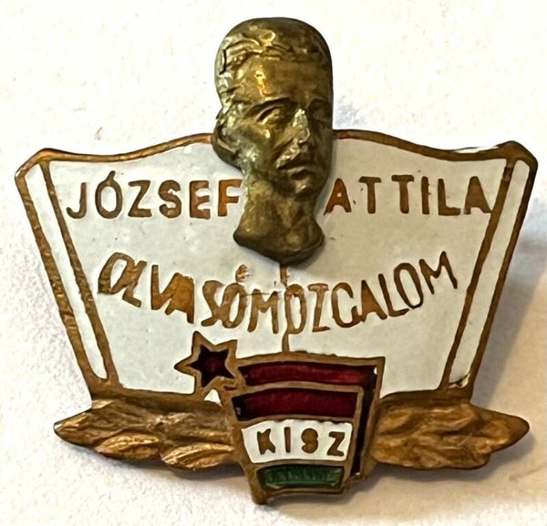 Hungary - Magyar Kommunista Ifjúsági Szövetség, KISZ older socialistic badge