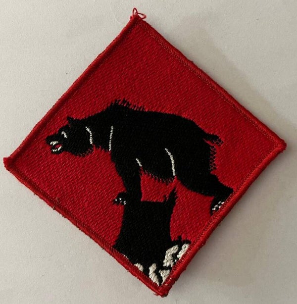 Avdelingsmerke Vestoppland regiment tøymerke patch