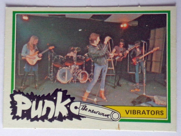 The Vibrators, British punck rock band. Collectorcard