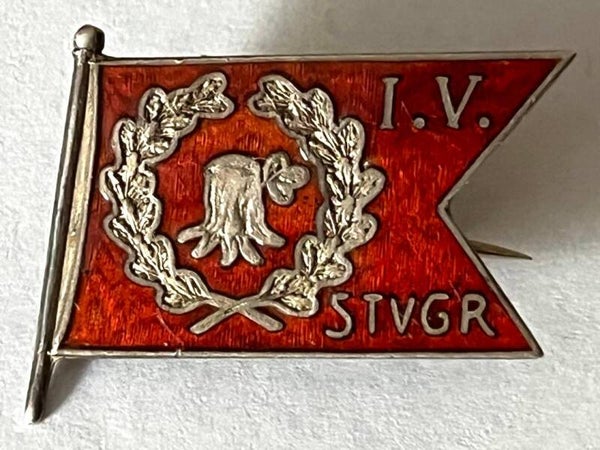 Viking idrettsforening Stavanger. Eldre 925 sølv og emaljenål