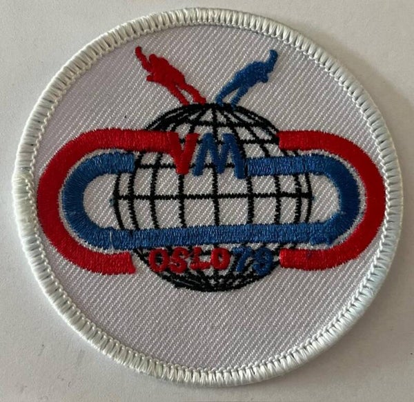 VM skøyter Oslo 1979 tøymerke patch
