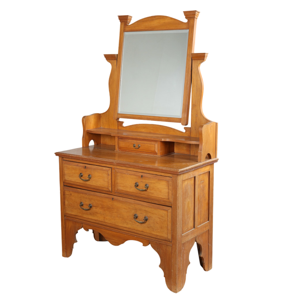 Edwardian Satinwood Dressing Table.