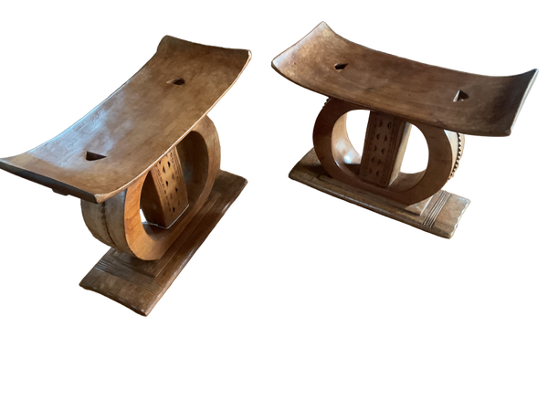 A pair of Ashanti Stools.