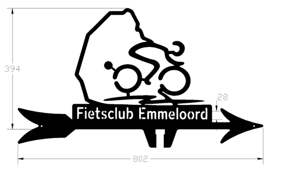Windwijzer op maat Fietsclub Emmeloord