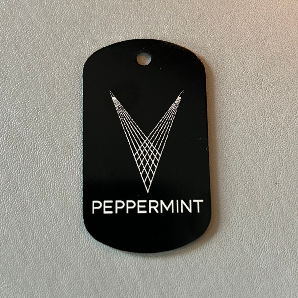 Black anodised keyrings