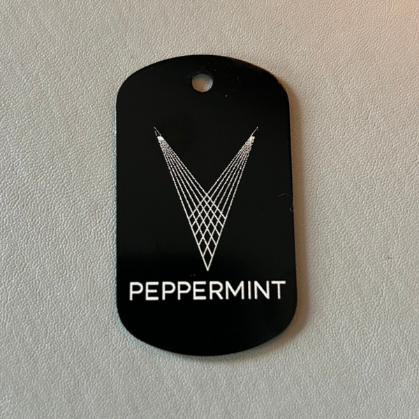 Black anodised keyrings