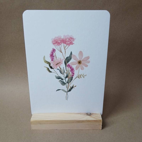 Roze plukboeketje