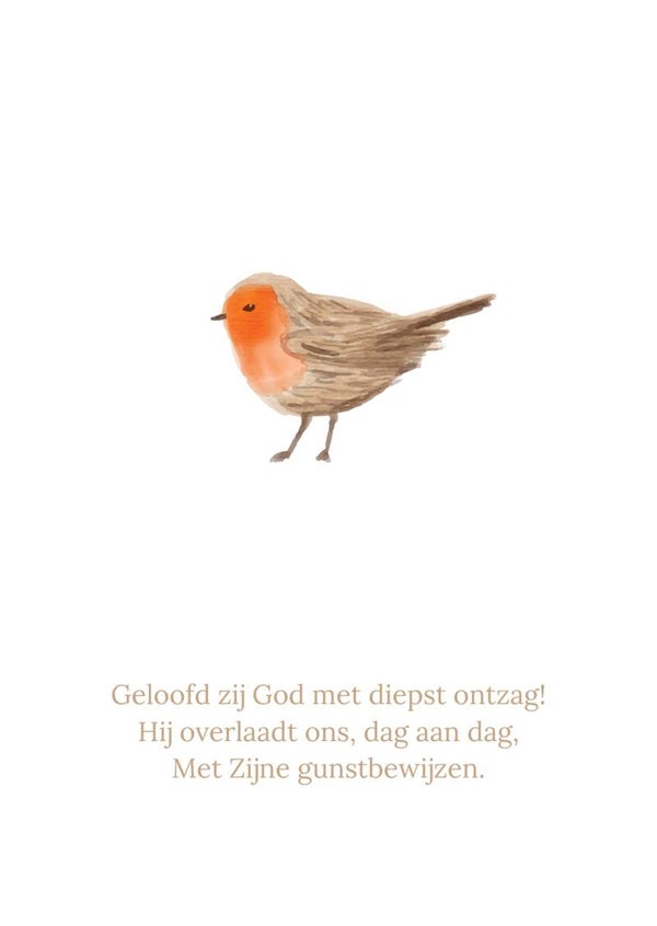 Geloofd zij God - Vogeltje