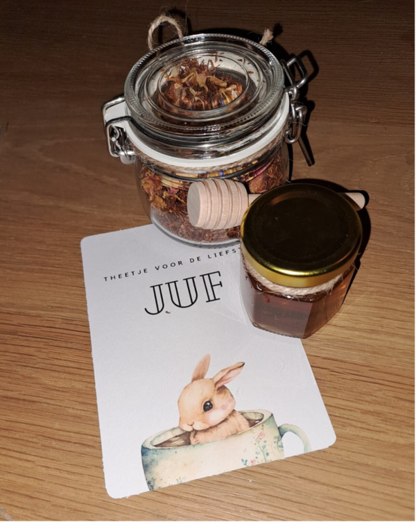 Cadeautje - Theetje voor de liefste juf